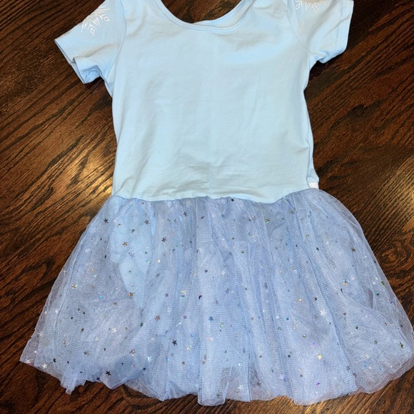 Girls frozen leotard / dress. - Picture 3 of 5
